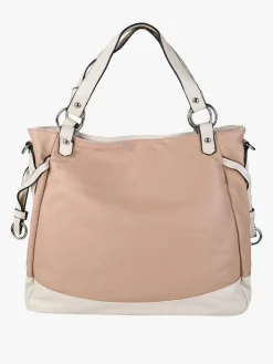 Solada Borsa a spalla da donna bicolore - rosa