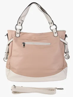 Solada Borsa a spalla da donna bicolore - rosa