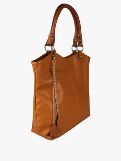 Solada Borsa a spalla da donna in ecopelle - marrone