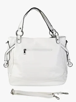 Solada Borsa a spalla da donna bicolore - bianco