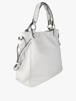 Solada Borsa a spalla da donna bicolore - bianco