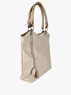 Solada Borsa a spalla da donna in ecopelle - beige