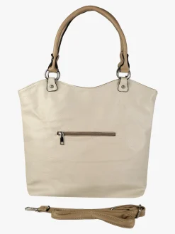 Solada Borsa a spalla da donna in ecopelle - beige