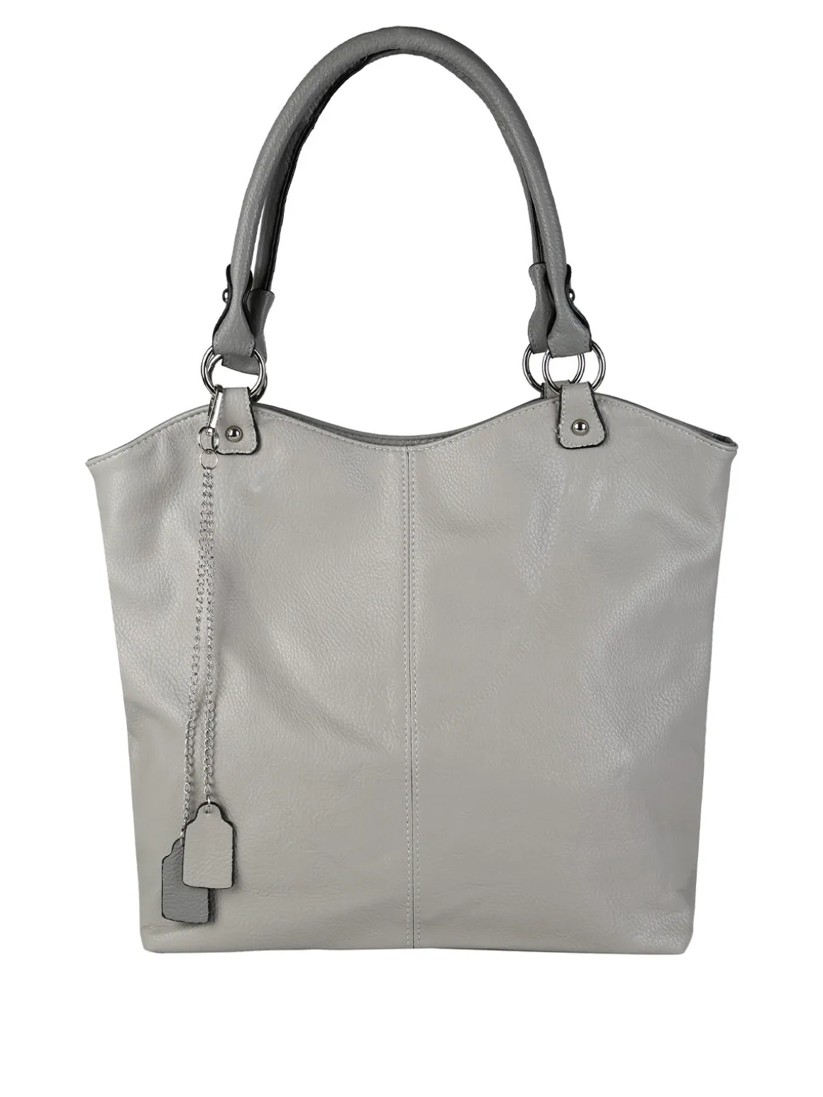 Solada Borsa a spalla da donna in ecopelle - grigio chiaro