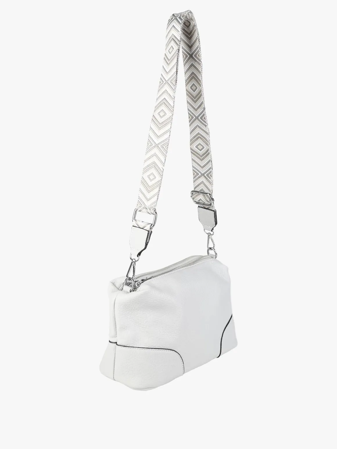 Solada Borsa a tracolla da donna in ecopelle - grigio