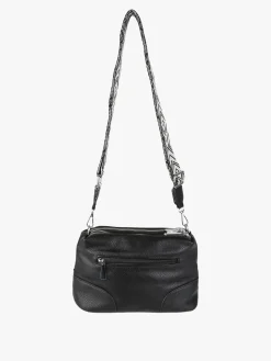 Solada Borsa a tracolla da donna in ecopelle - nero