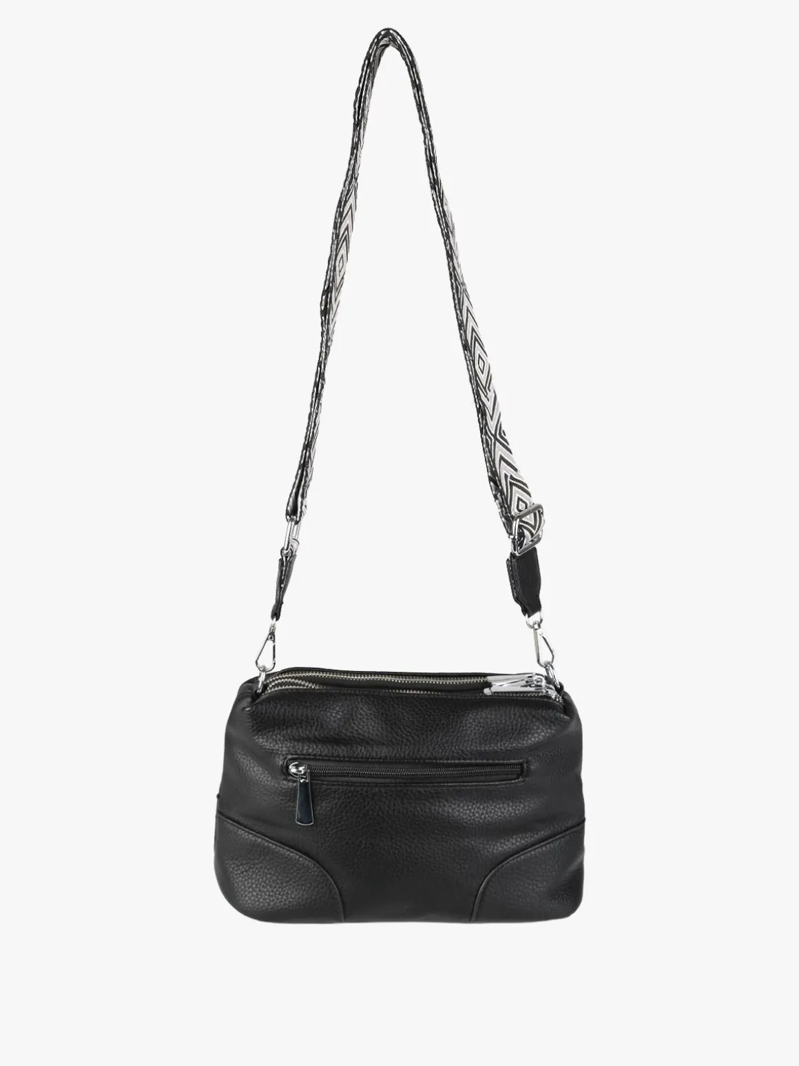Solada Borsa a tracolla da donna in ecopelle - nero