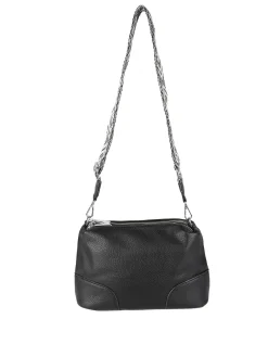 Solada Borsa a tracolla da donna in ecopelle - nero