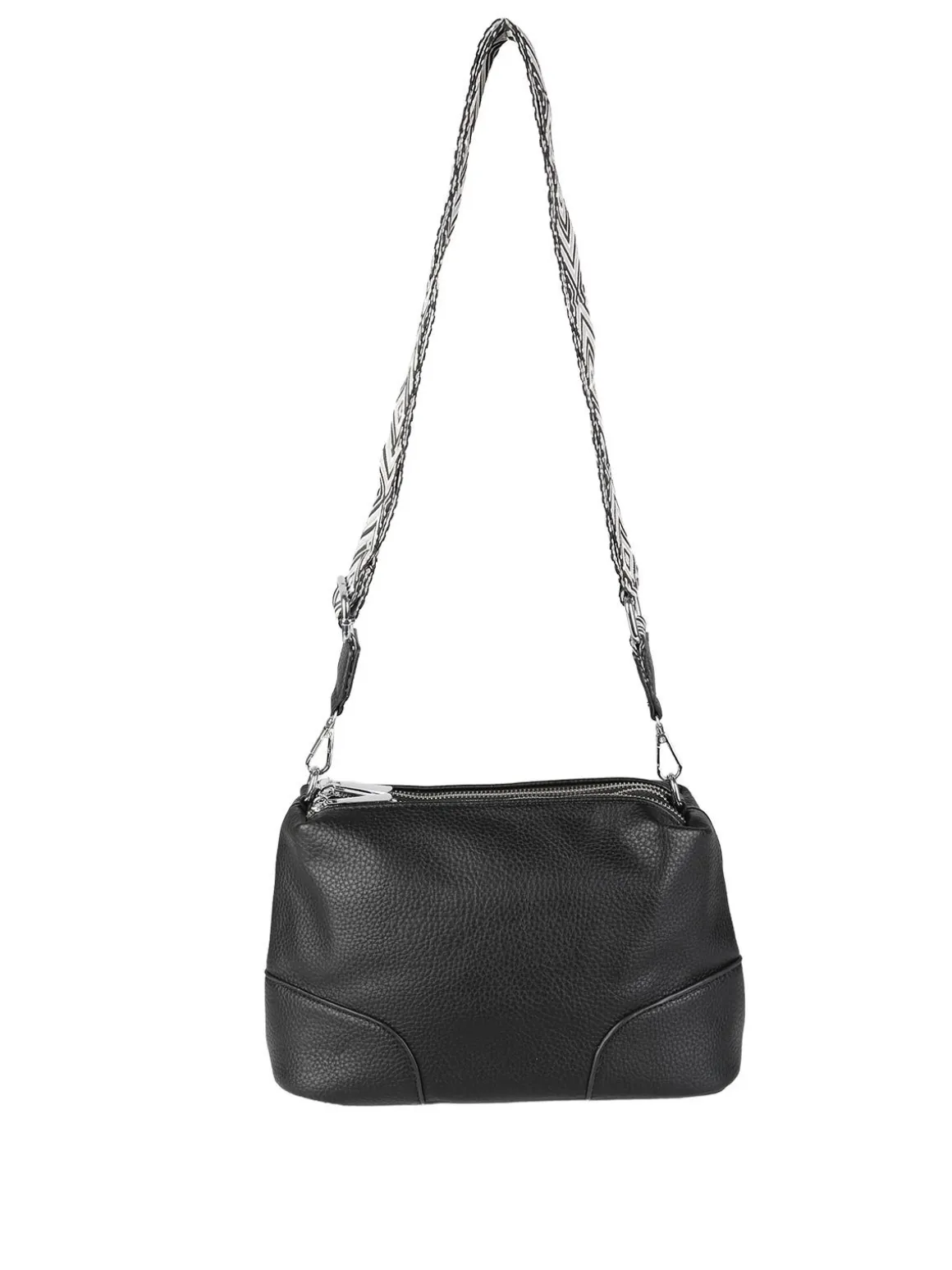 Solada Borsa a tracolla da donna in ecopelle - nero