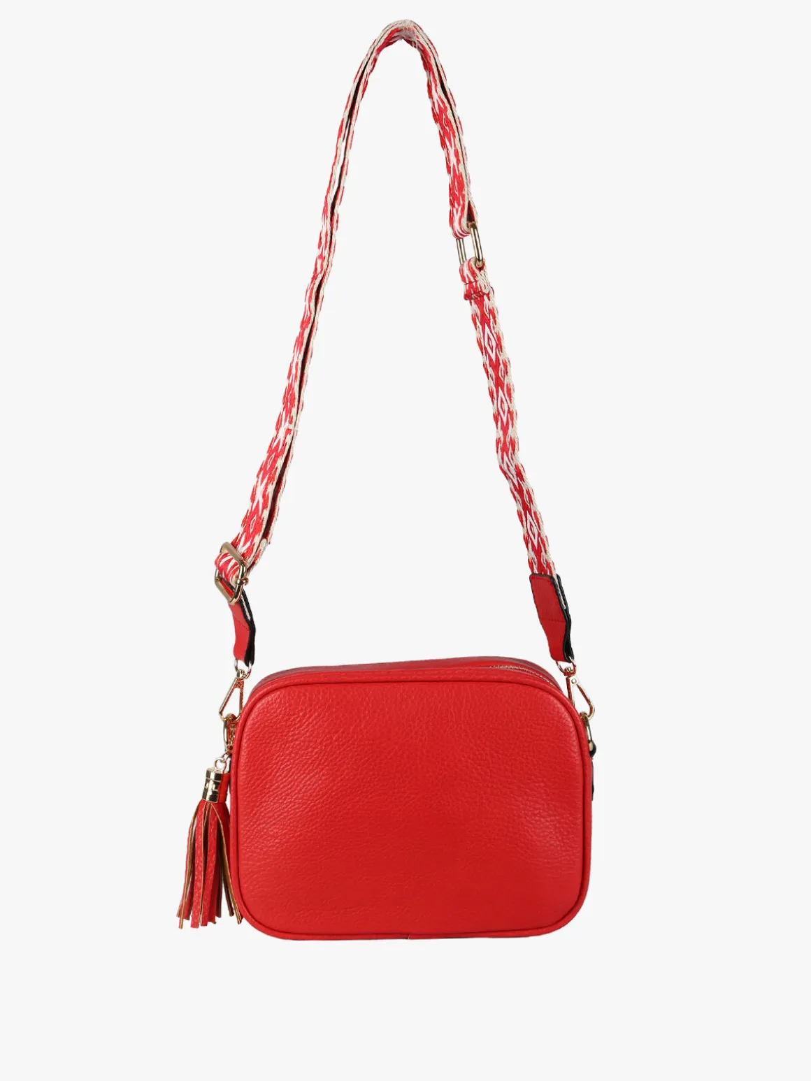 Solada Borsa a tracolla in ecopelle da donna - rosso