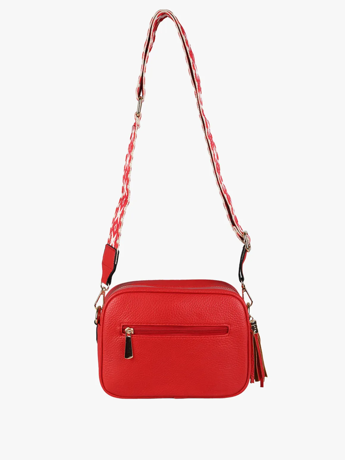 Solada Borsa a tracolla in ecopelle da donna - rosso