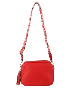 Solada Borsa a tracolla in ecopelle da donna - rosso