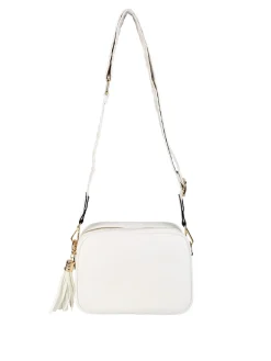 Solada Borsa a tracolla in ecopelle da donna - bianco
