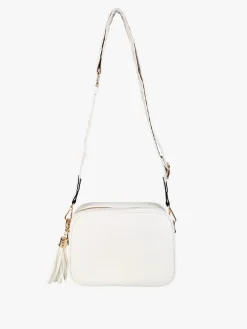 Solada Borsa a tracolla in ecopelle da donna - bianco