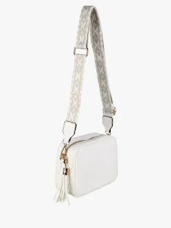 Solada Borsa a tracolla in ecopelle da donna - bianco