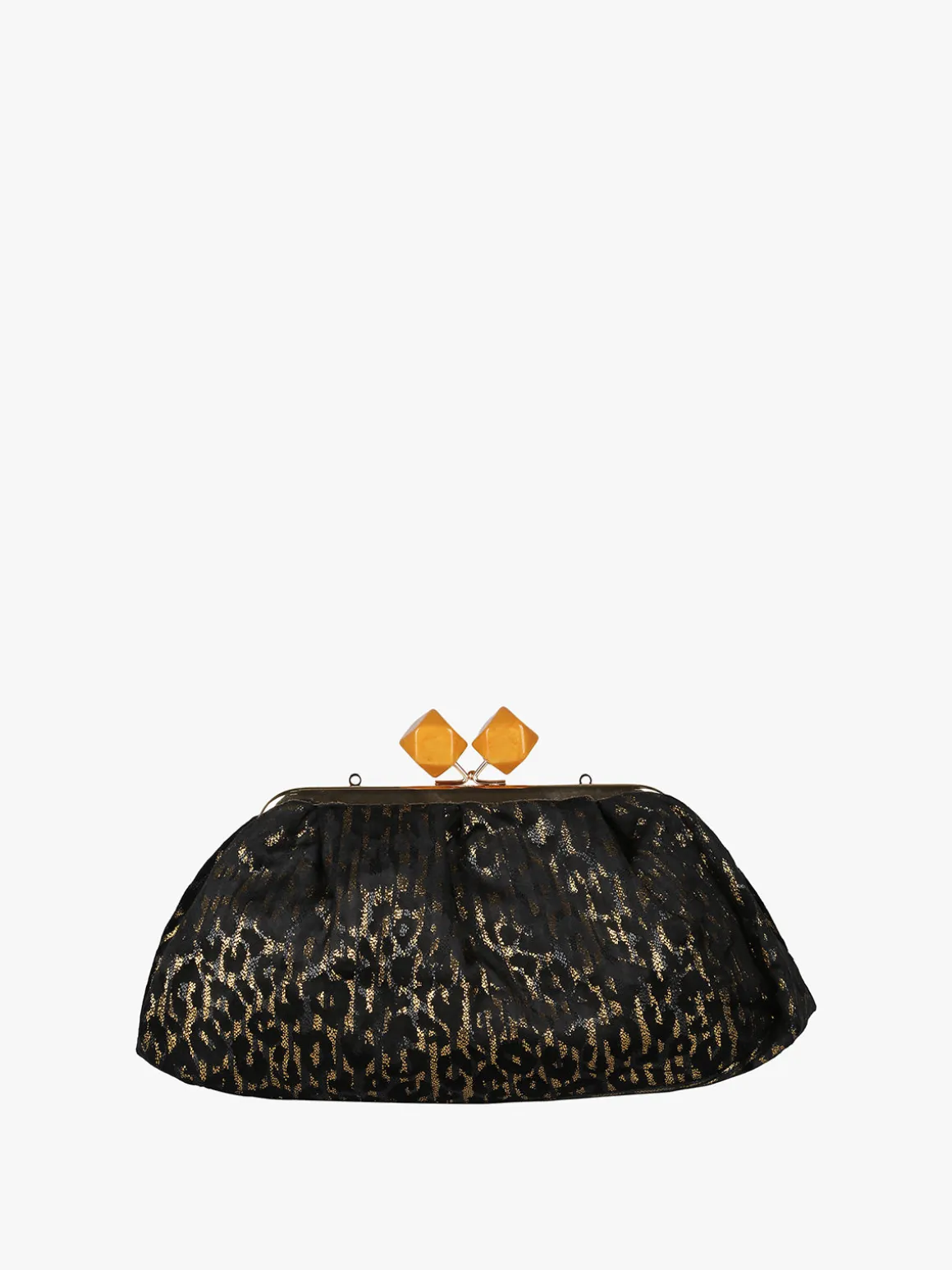 Solada Borsa clutch da donna animalier - oro