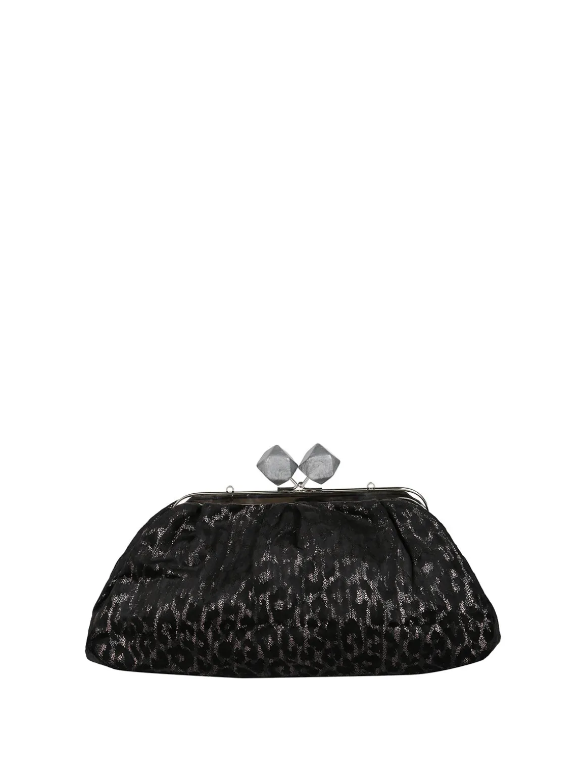 Solada Borsa clutch da donna animalier - argento