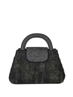 Solada Borsa donna a mano in jeans - nero