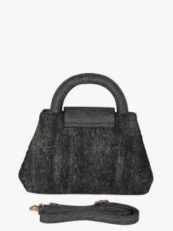 Solada Borsa donna a mano in jeans - nero