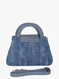 Solada Borsa donna a mano in jeans - blu