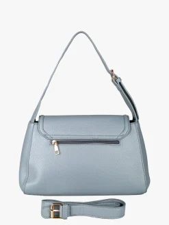 Solada Borsa donna a spalla con chiusura a girello - azzurro
