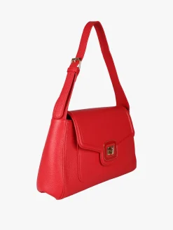 Solada Borsa donna a spalla con chiusura a girello - rosso
