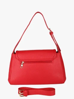 Solada Borsa donna a spalla con chiusura a girello - rosso