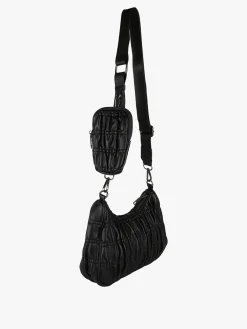 Solada Borsa donna a tracolla con portamonete - nero