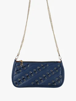 Solada Borsa donna con intrecci - blu
