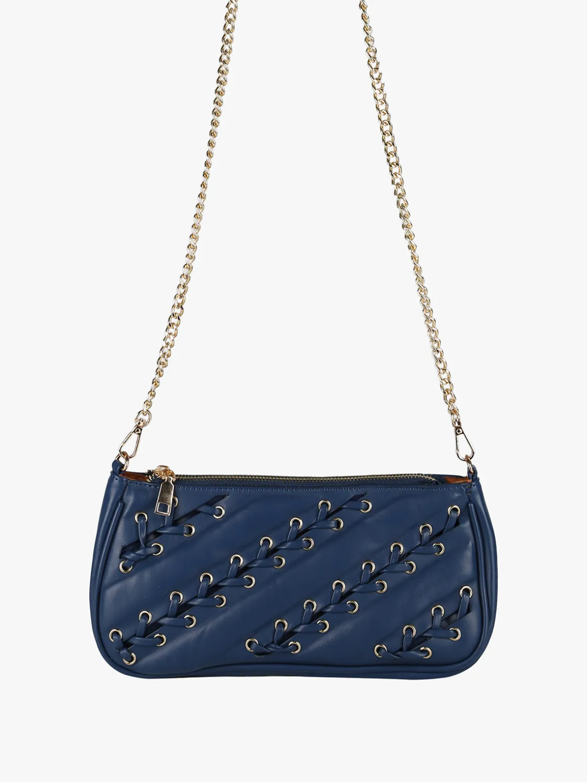 Solada Borsa donna con intrecci - blu