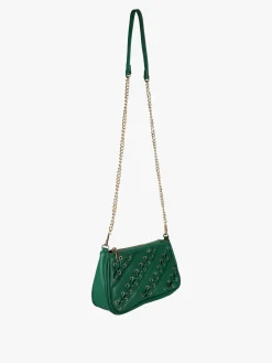 Solada Borsa donna con intrecci - verde
