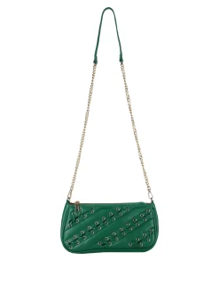 Solada Borsa donna con intrecci - verde