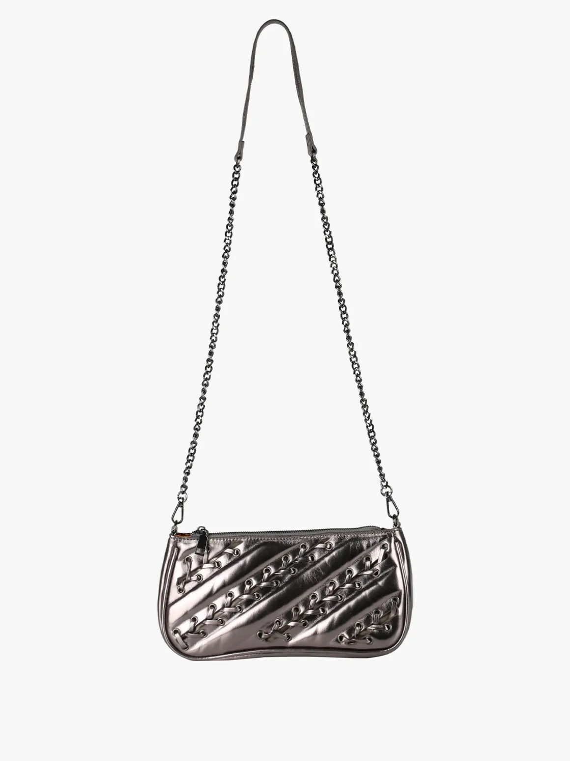 Solada Borsa donna con intrecci - argento