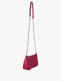 Solada Borsa donna con intrecci - fucsia