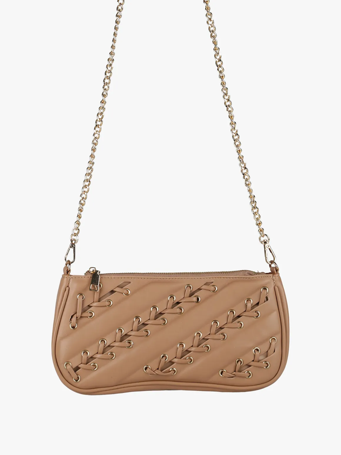Solada Borsa donna con intrecci - cammello