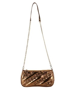 Solada Borsa donna con intrecci - oro