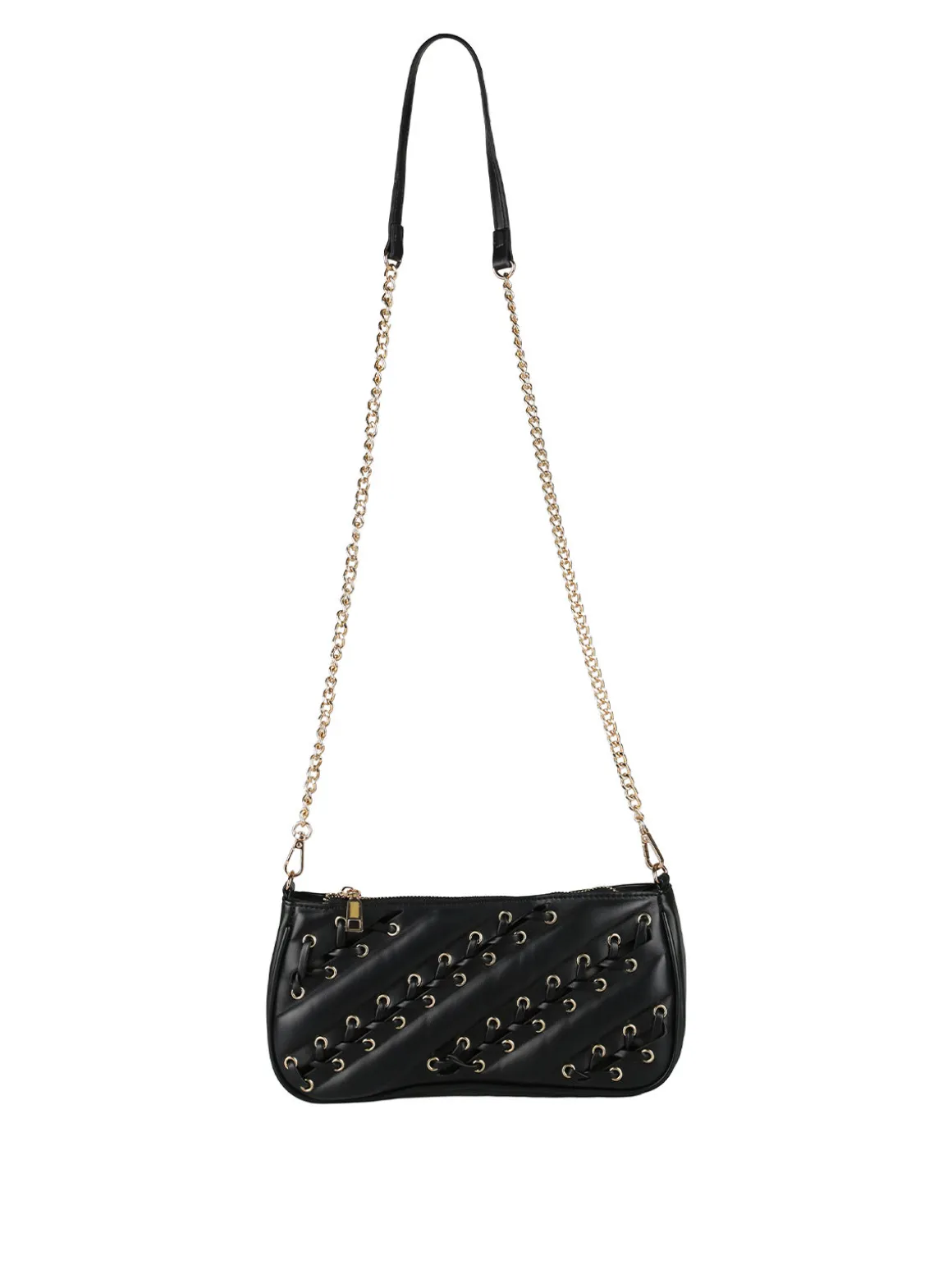 Solada Borsa donna con intrecci - nero