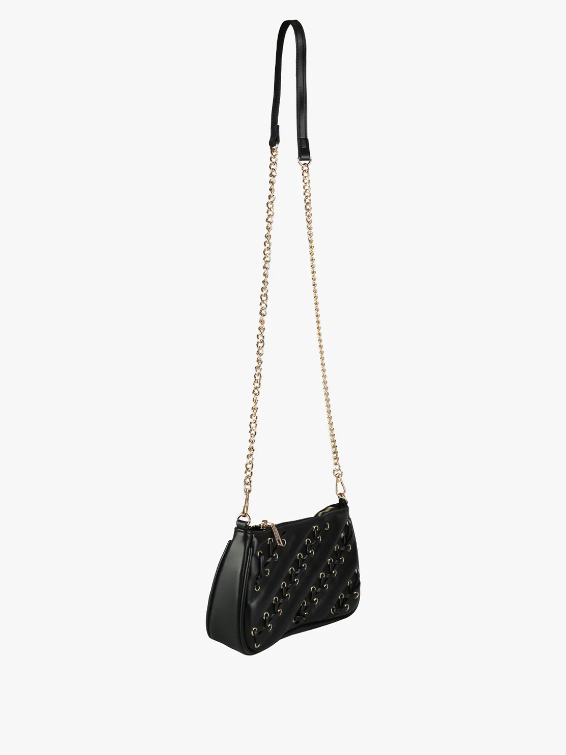 Solada Borsa donna con intrecci - nero