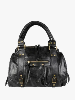 Solada Borsa donna frame con doppi manici - nero