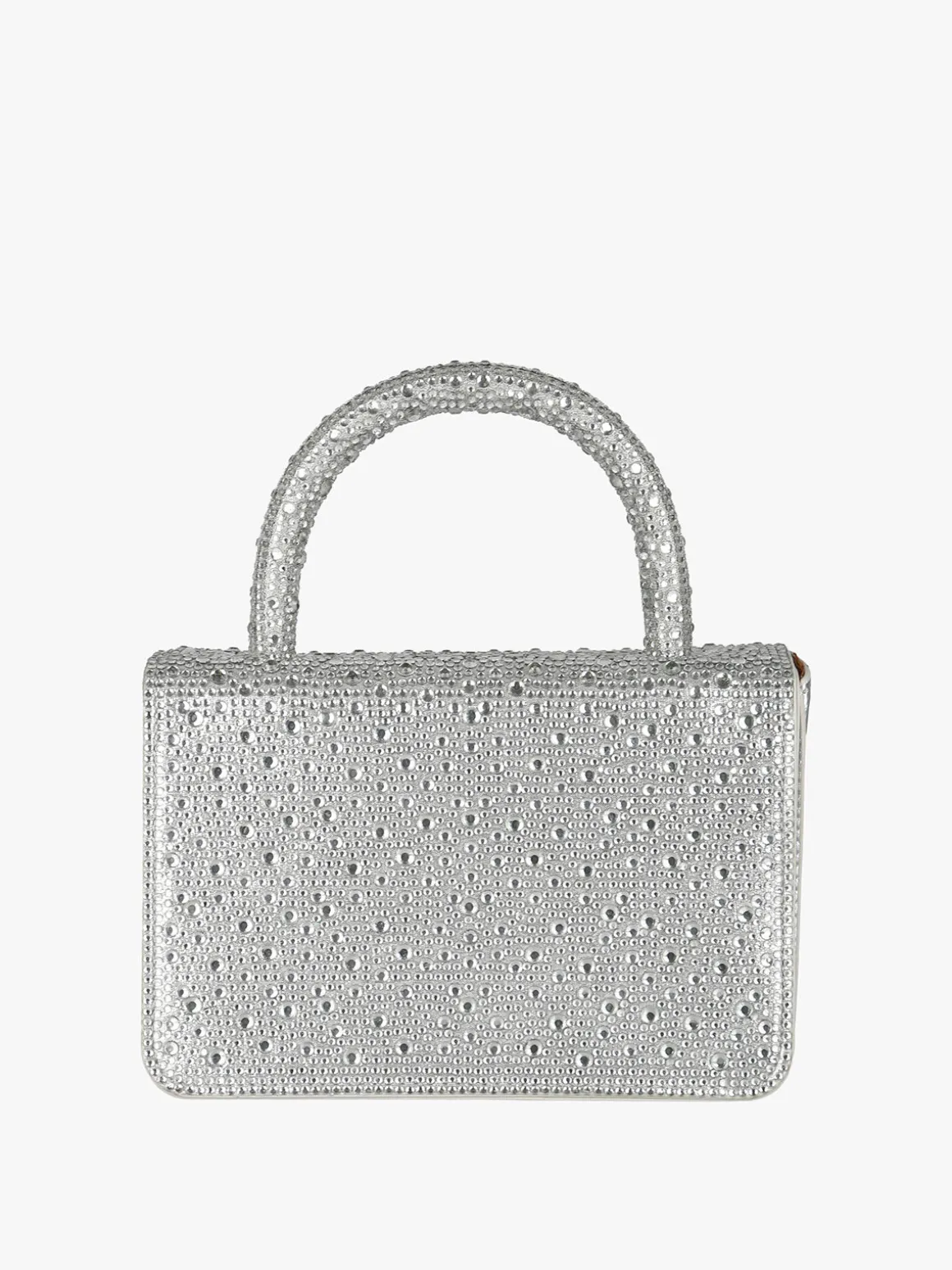 Solada Borsa donna gioiello con strass - bianco