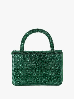 Solada Borsa donna gioiello con strass - verde