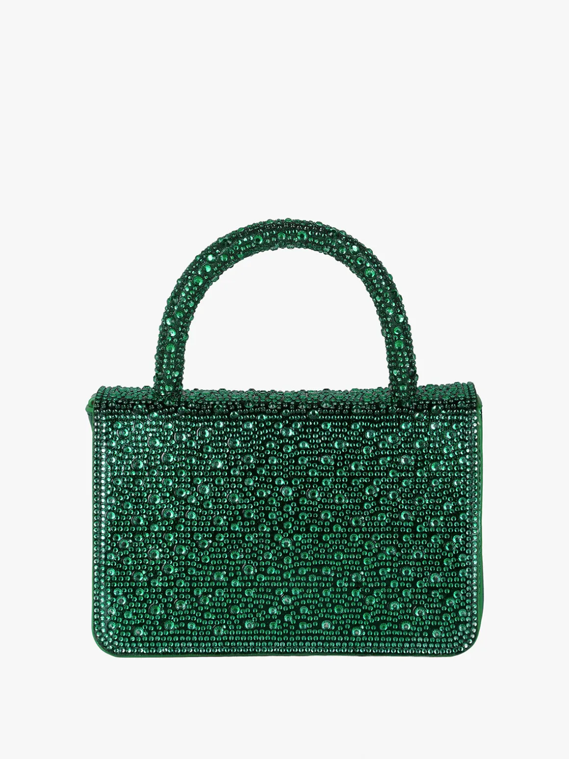 Solada Borsa donna gioiello con strass - verde