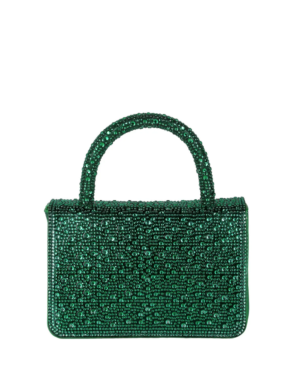 Solada Borsa donna gioiello con strass - verde