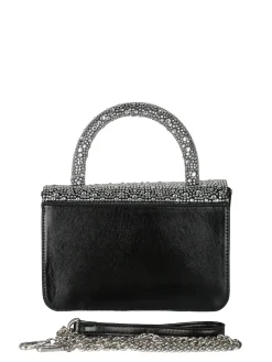 Solada Borsa donna gioiello con strass - argento