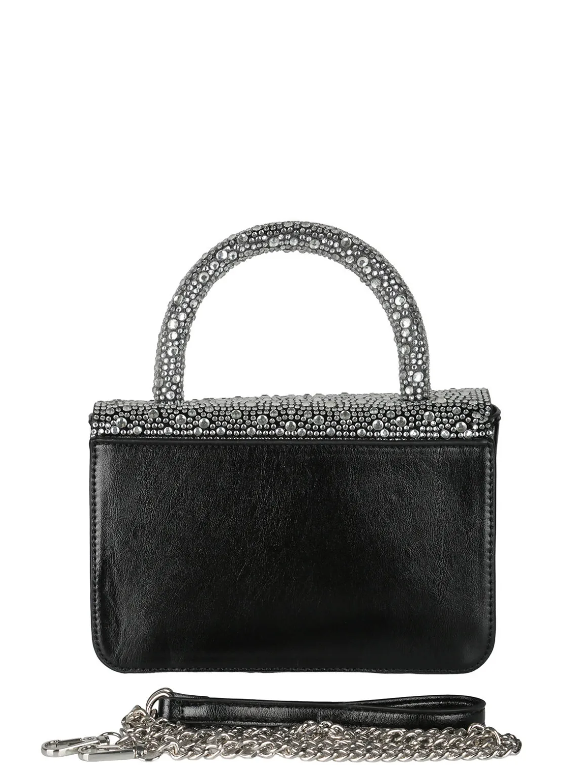 Solada Borsa donna gioiello con strass - argento