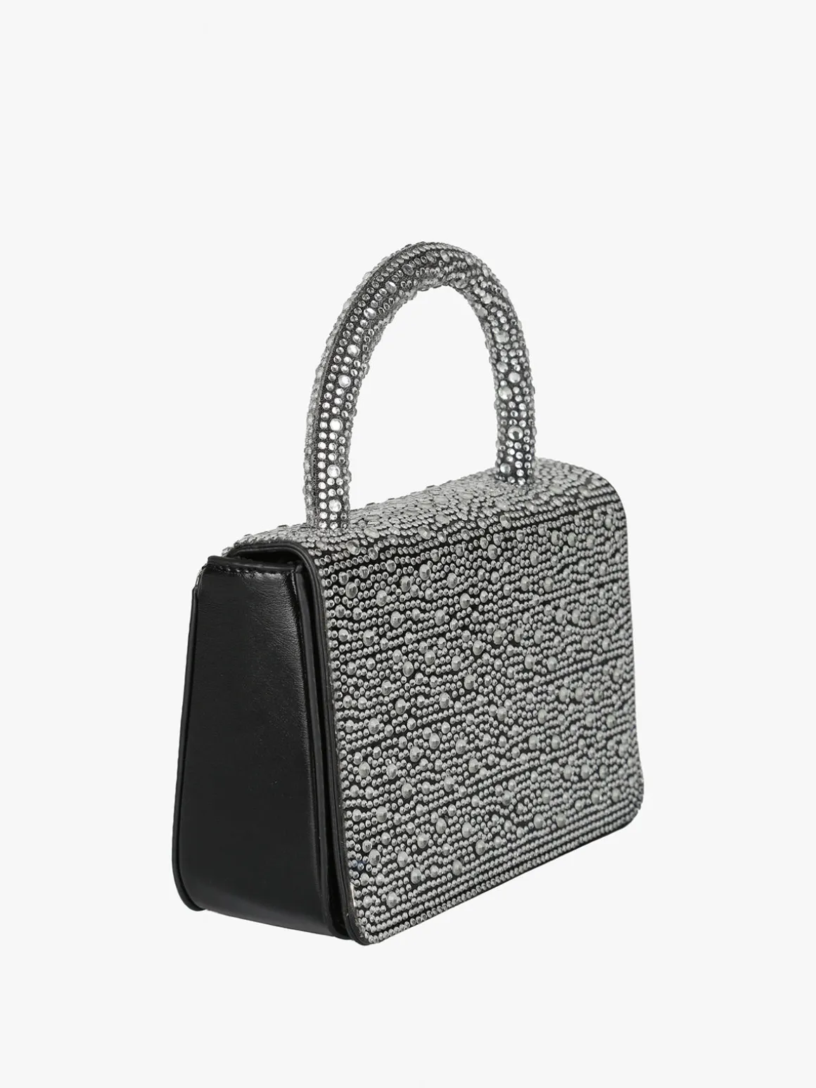 Solada Borsa donna gioiello con strass - argento