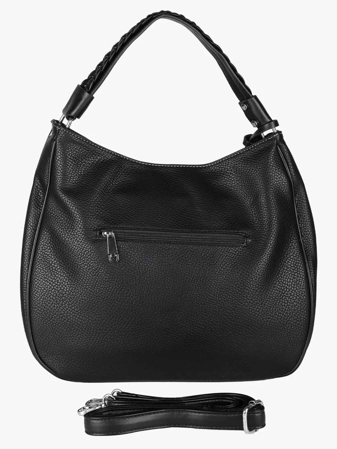 Solada Borsa donna hobo colorata - nero