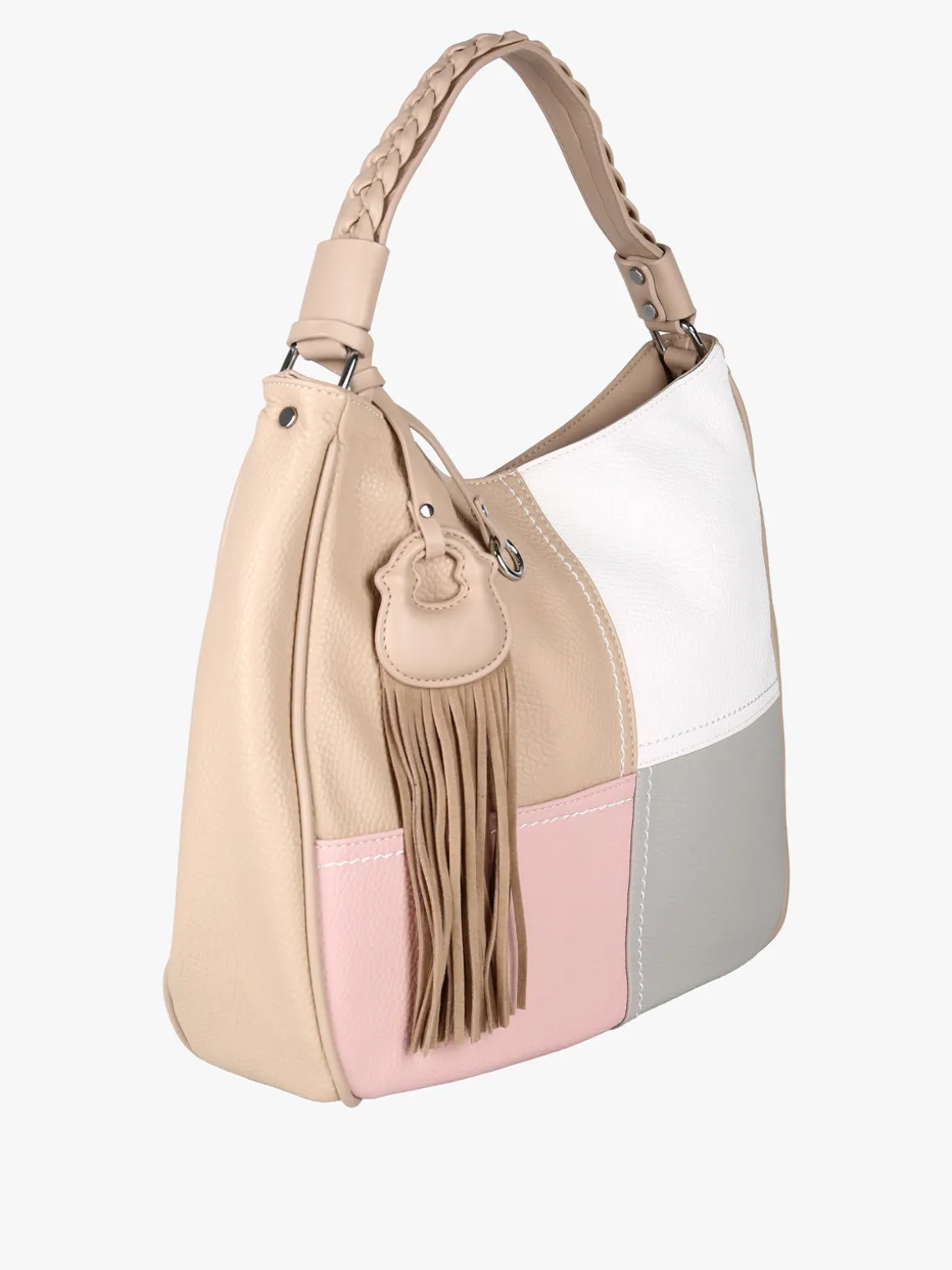 Solada Borsa donna hobo colorata - khaki