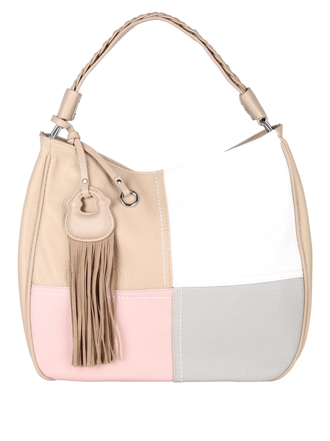 Solada Borsa donna hobo colorata - khaki