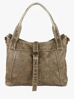 Solada Borsa donna hobo con fibbia - beige